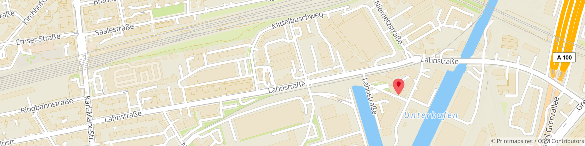 Projektagentur Eingang Lahnstrasse 17